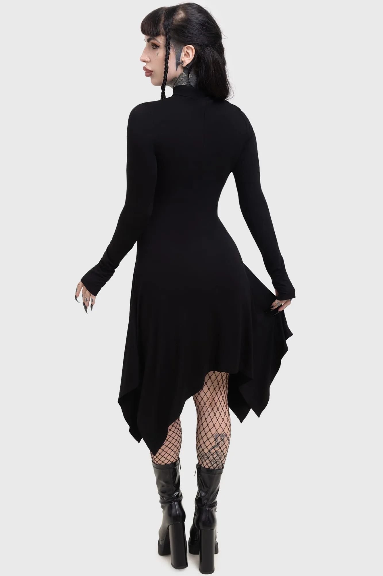 Midnight Riot Dress Flattering Silhouette Versatile Wearable