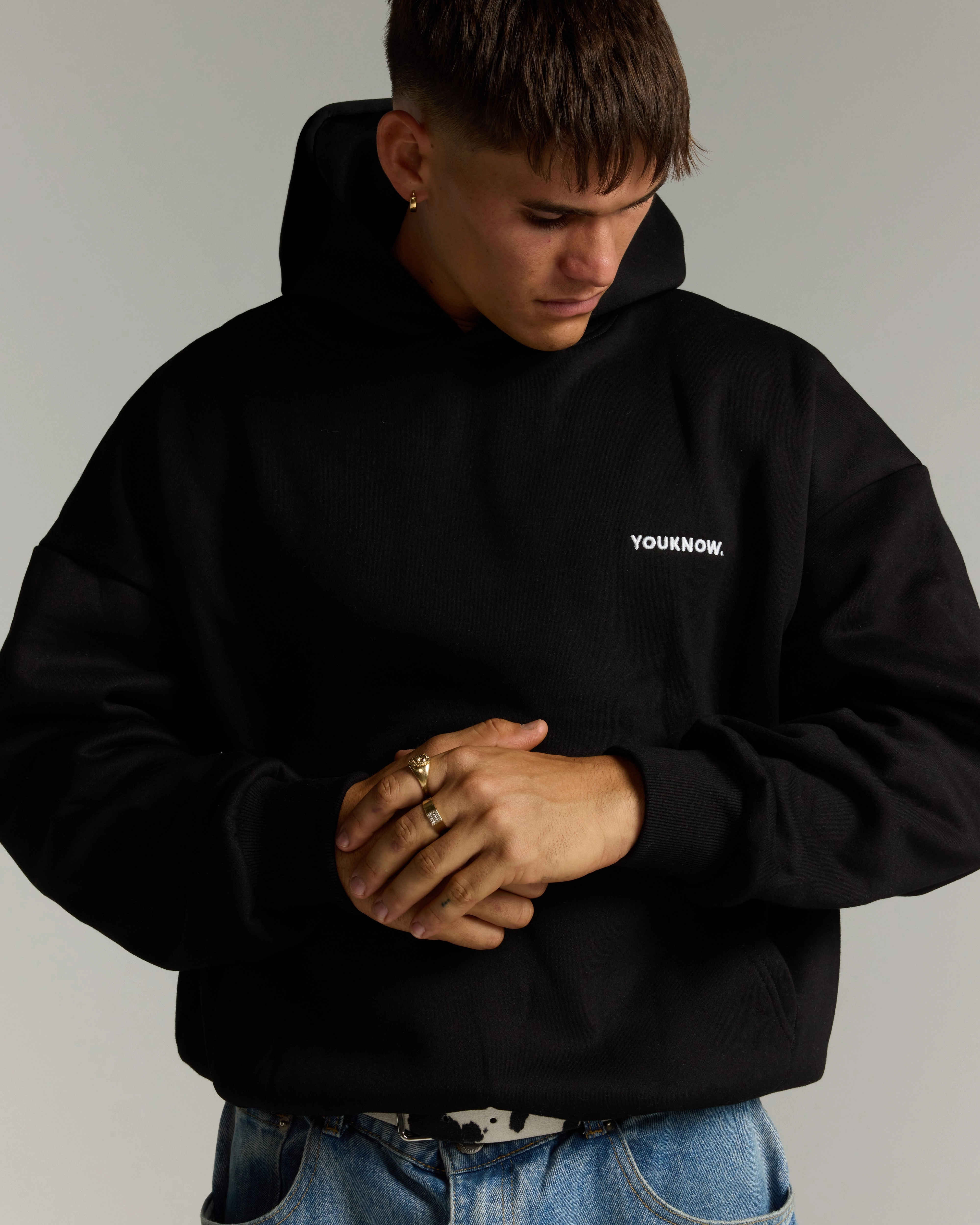 Affordable Core Box Hoodie | Black