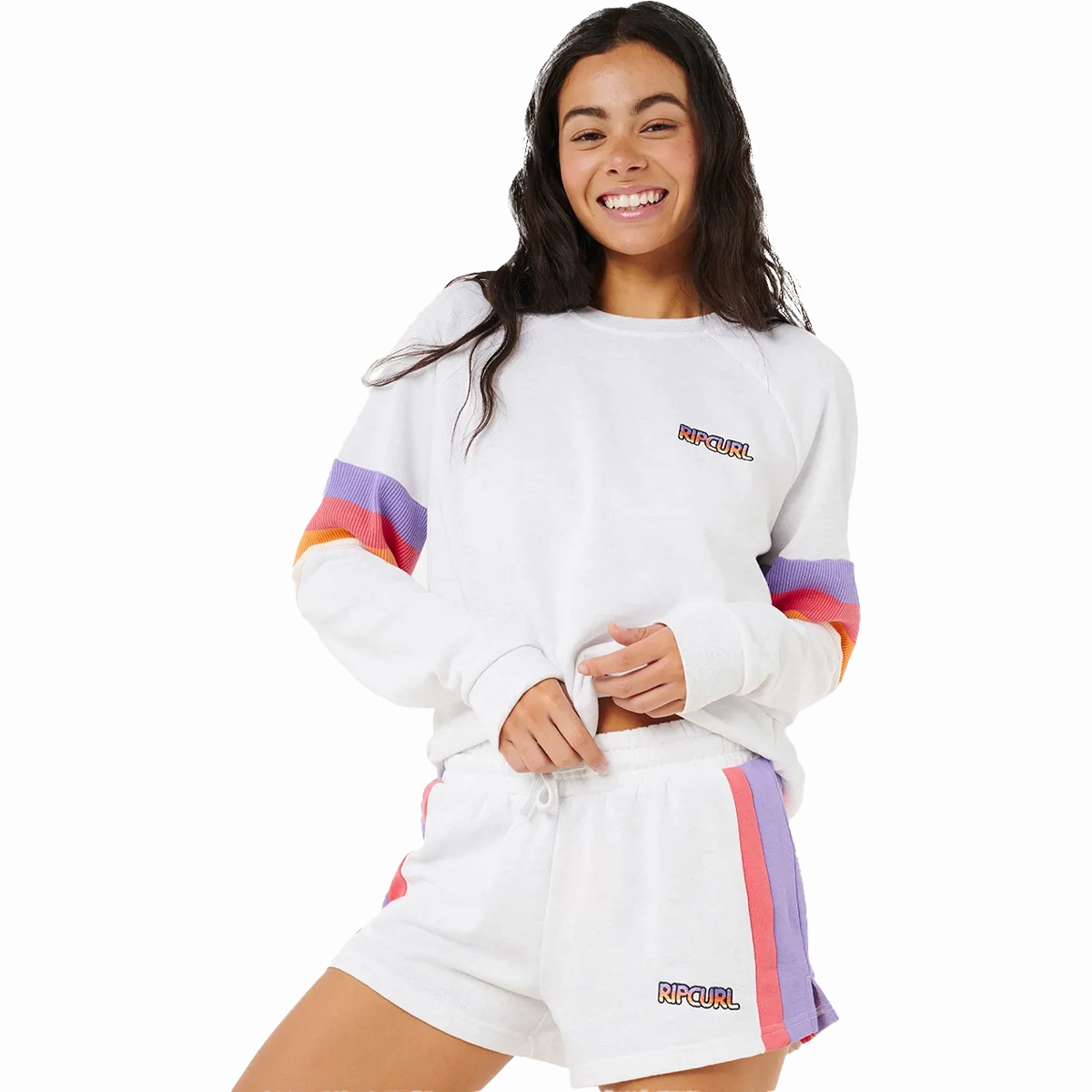 Eco Friendly Fabric Flexible Performance Wear Women's Las Dalias Colorblock Short