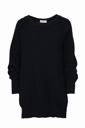 Favorite Slouchy Sweater In Black Relaxed Outfit Adaptive Fit Silhouette