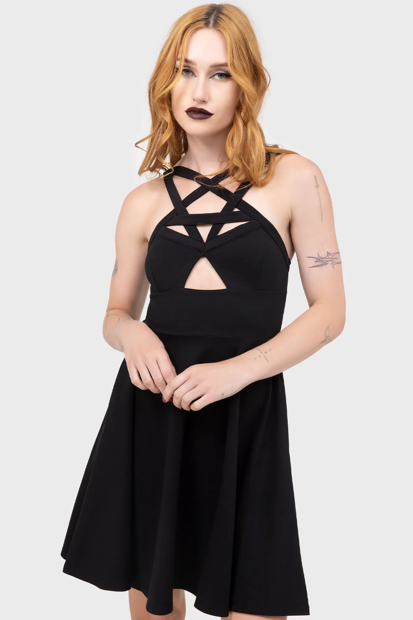 Casual Chic Cosmik Skater Dress [B]