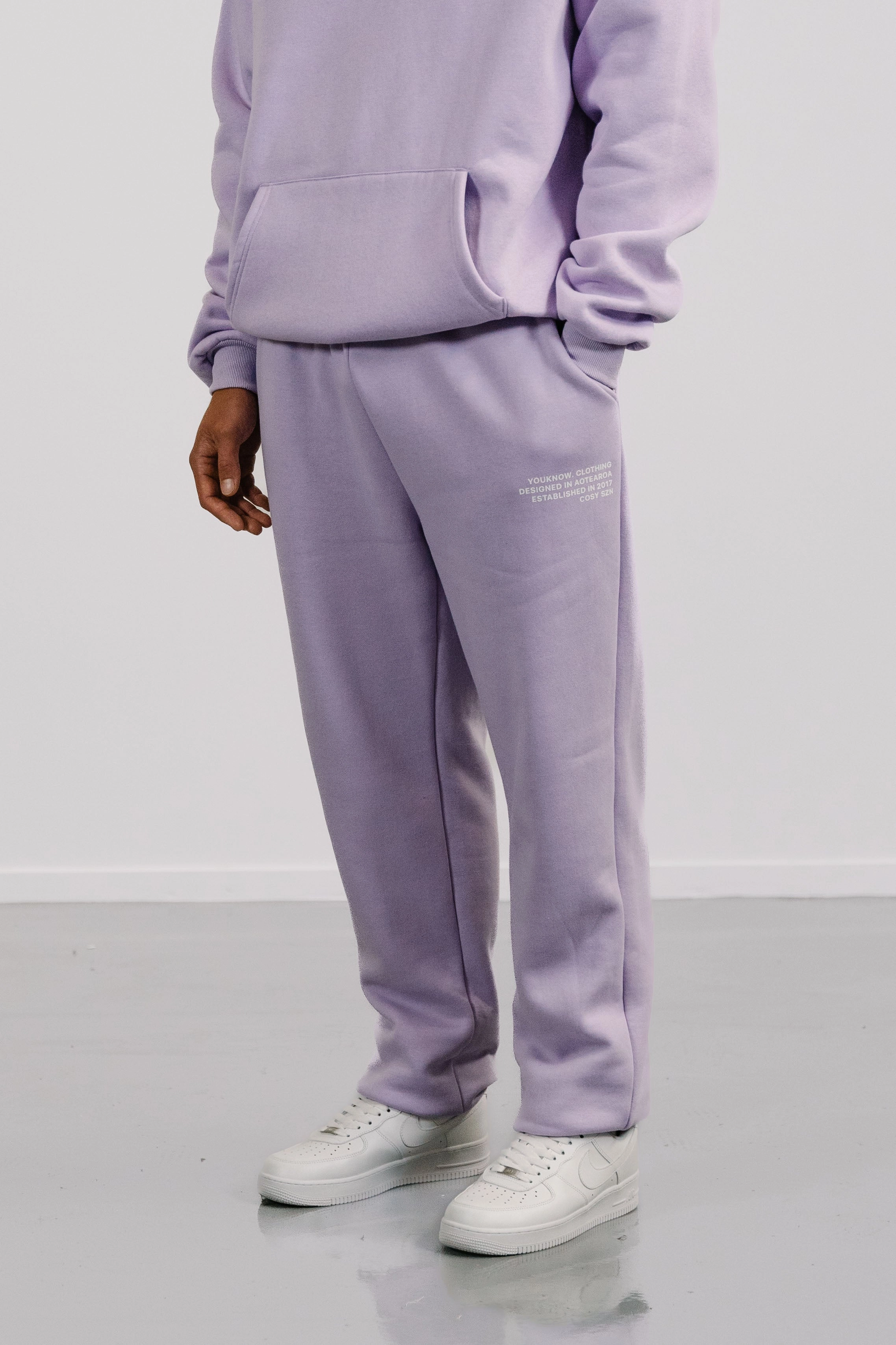 Cosyszn Sweatpants | Lavender RecycledMaterial