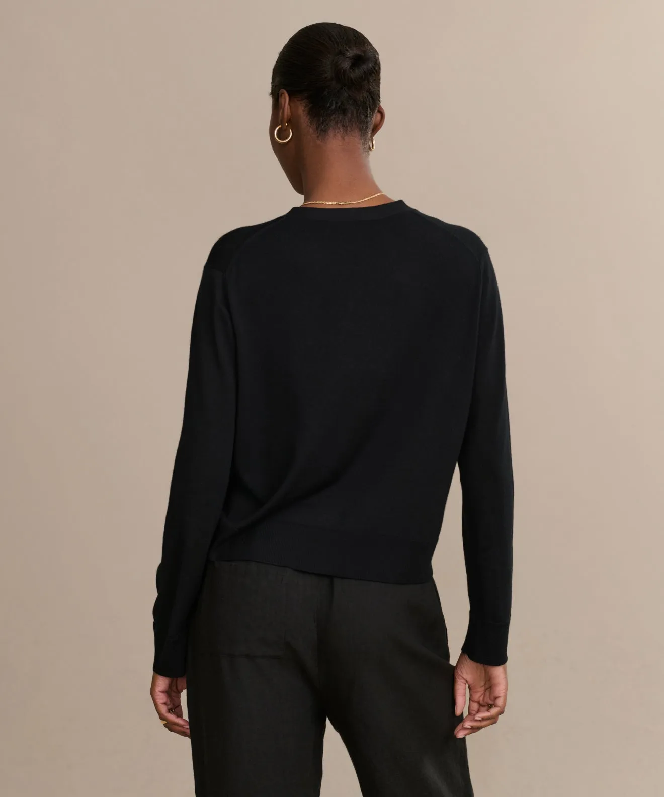 Mira Cardigan Bonded Hem Technology NonChlorine Bleached