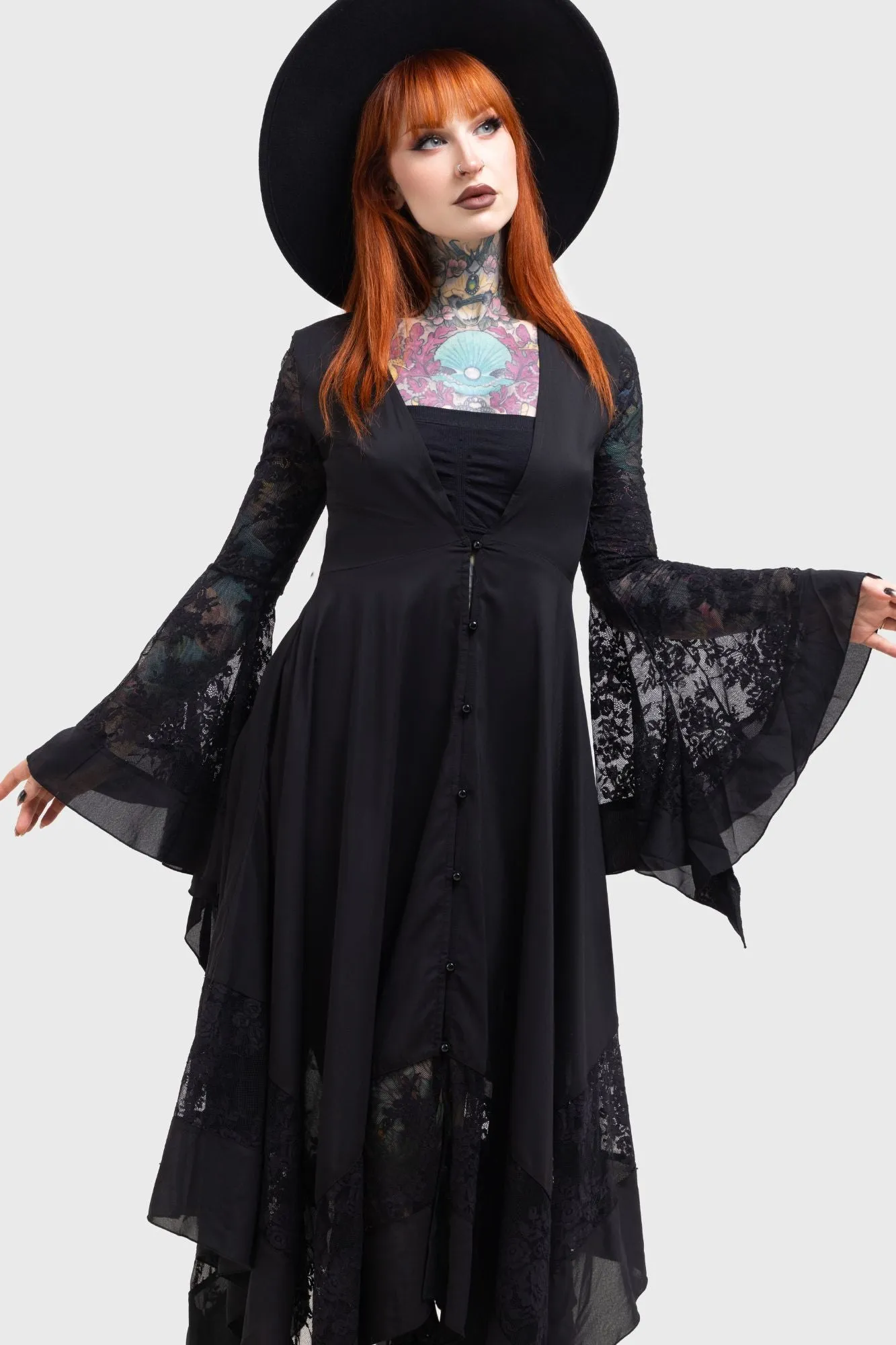 Lounge Cut Work Style Misty Night Maxi Dress