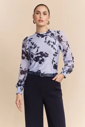 Trendy Wearable Everyday Casual Mixed fabrics floral printed top