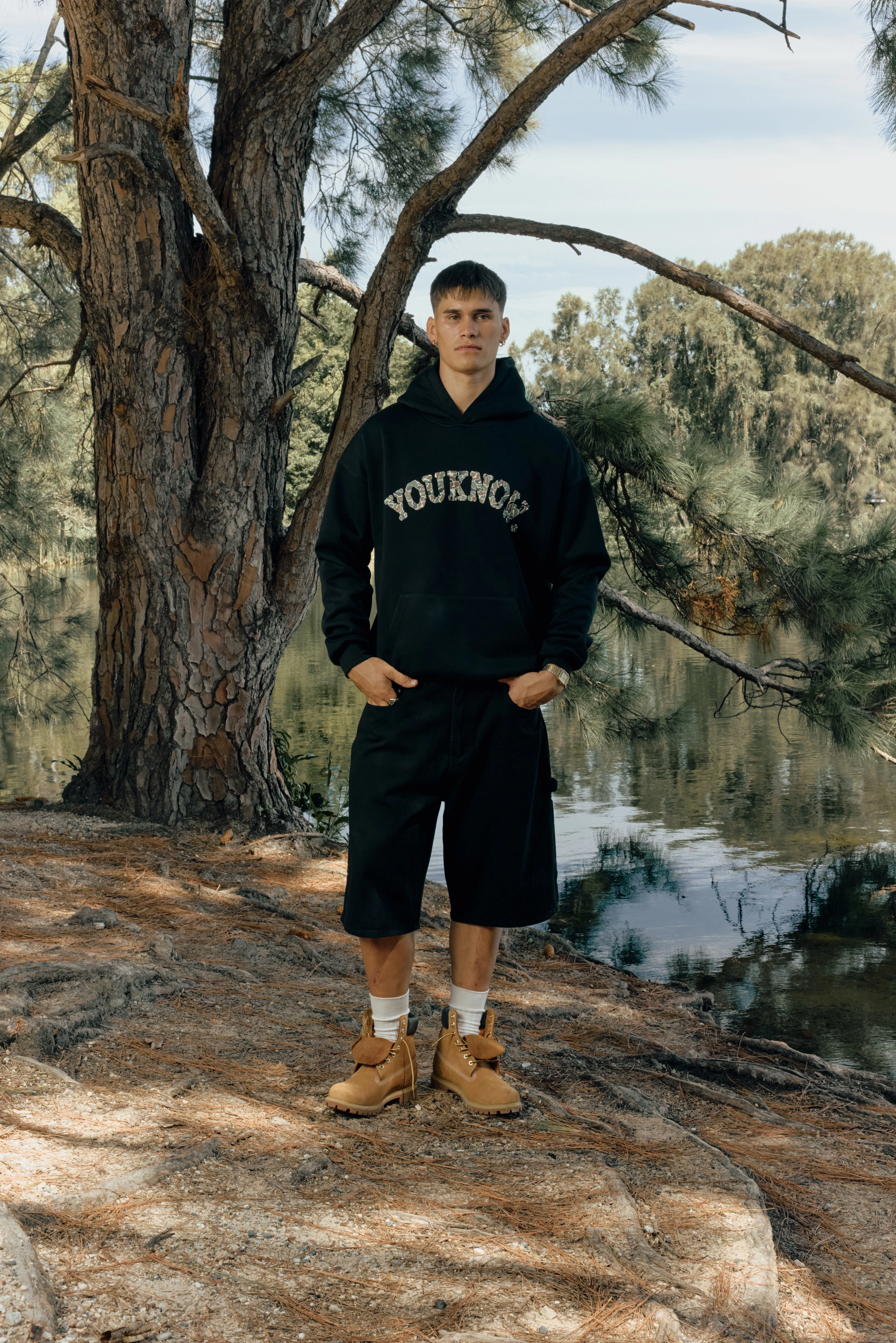 CAMO HOODIE | Black Glider like Urban Spirit