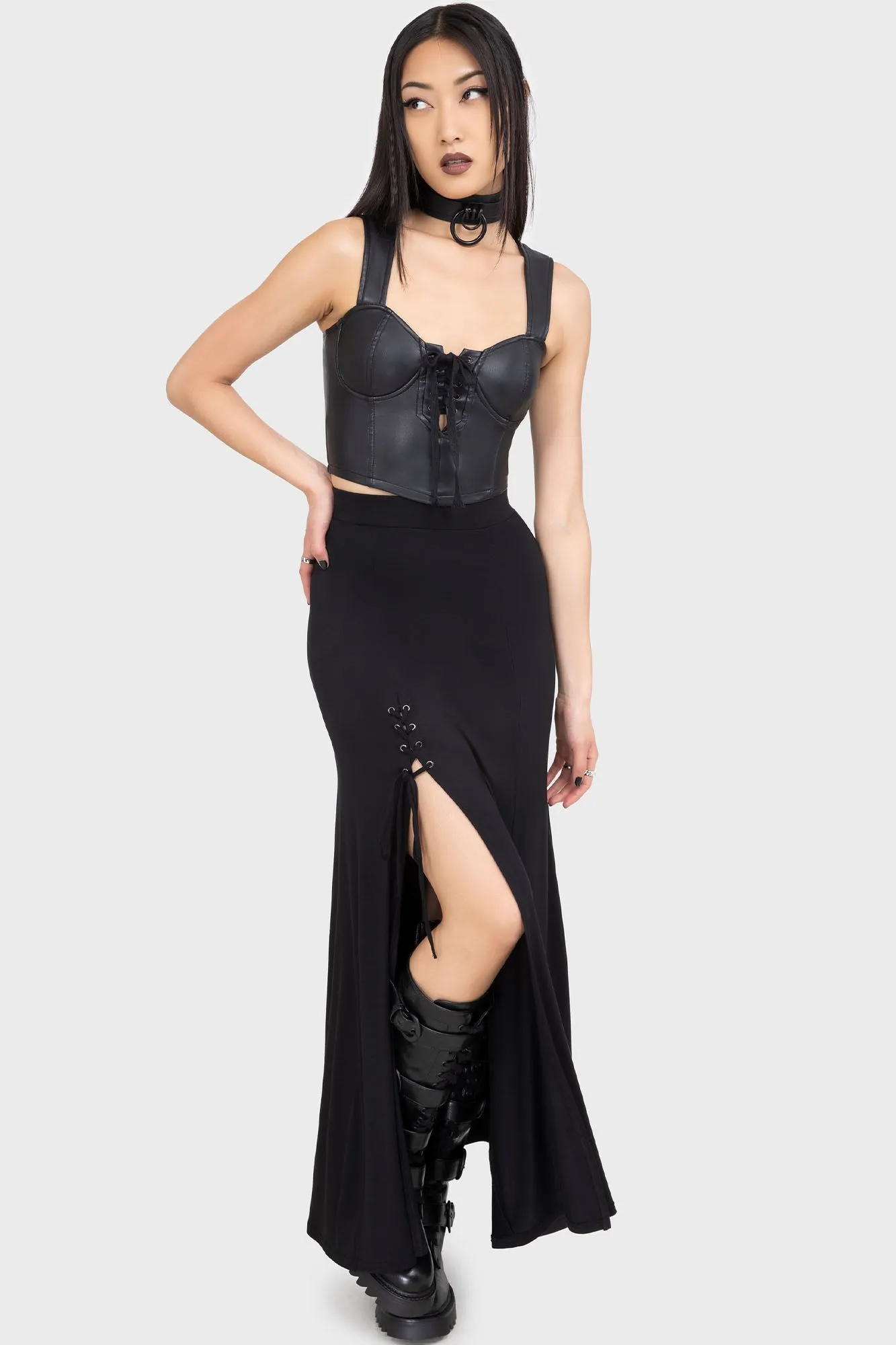 Moonless Corset Top Earthy Tone Colorways