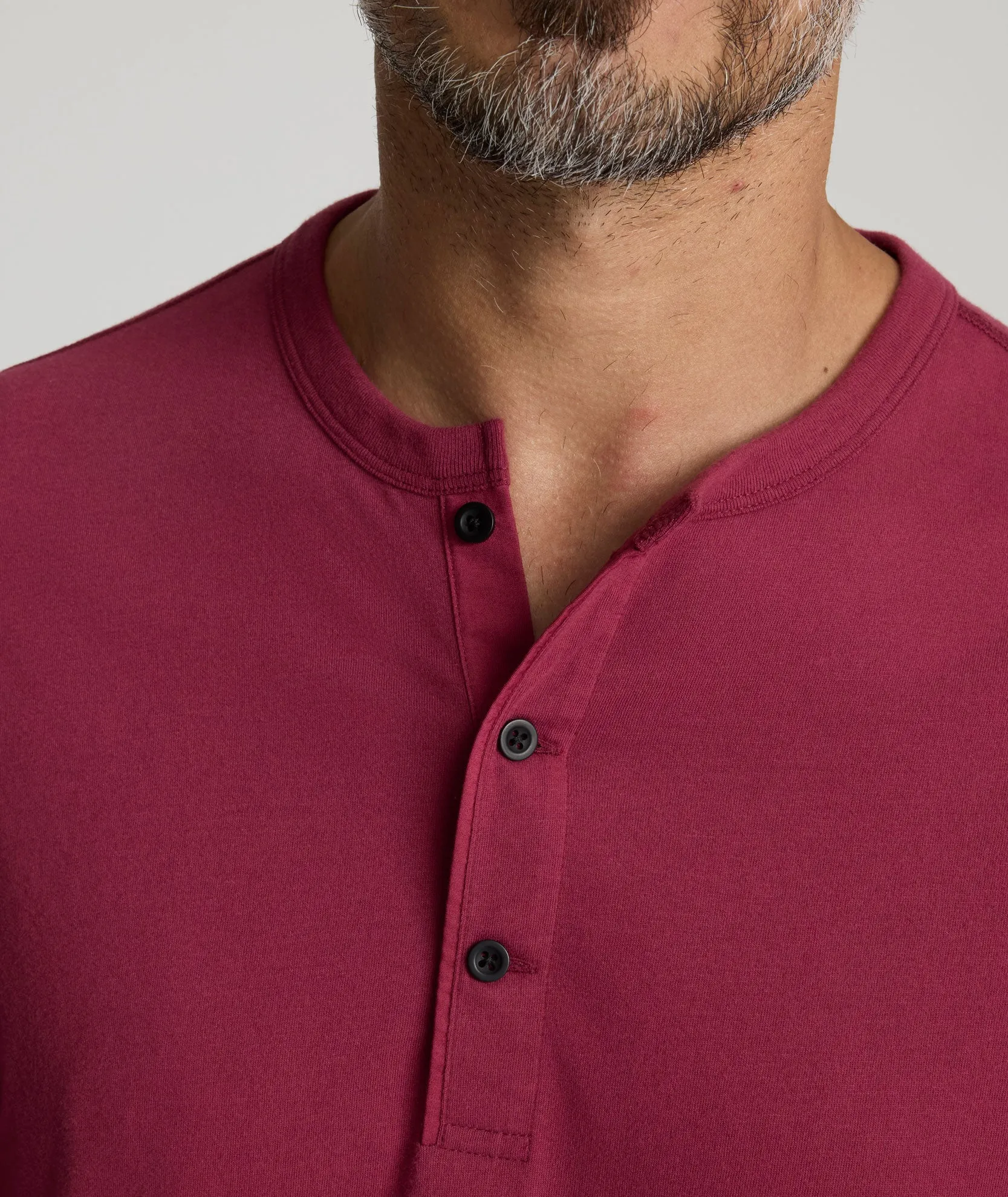 Ultrasoft Henley Vintage authenticity Comfy Choice