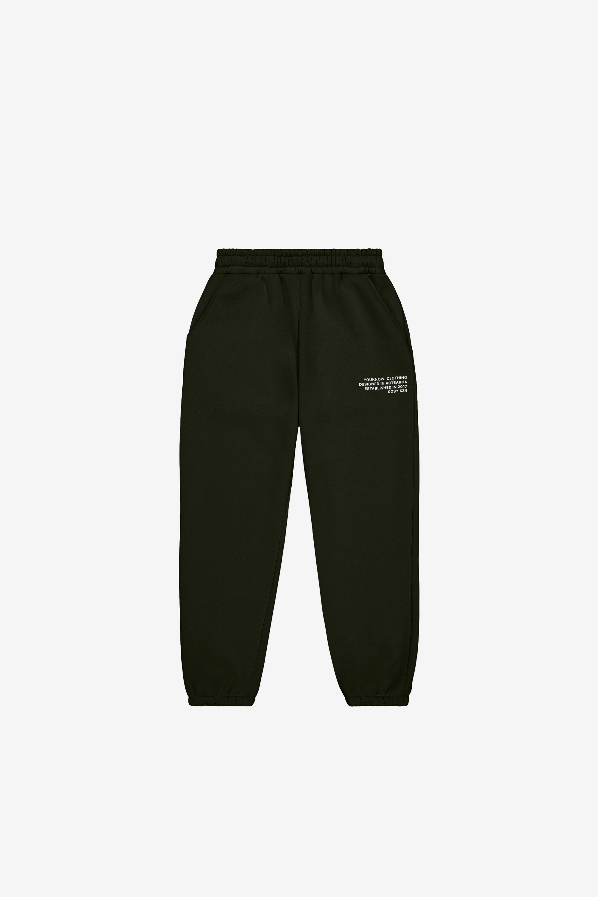 Cosyszn Sweatpants | Olive Full Comfort Minimal Fit