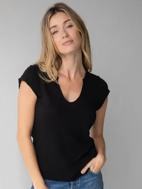 Timeless Piece Molly Cotton Tee Shirt - Black