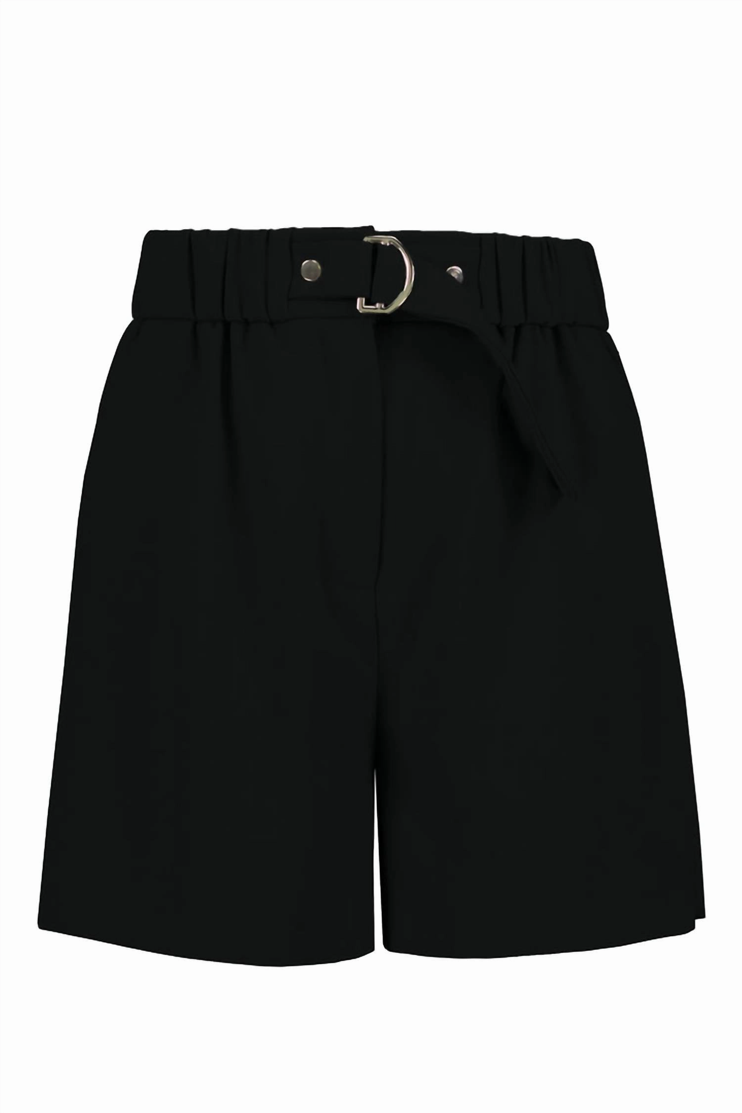 Monarch D-Ring Belted Short In Black cycling outfit Odor Resistant Coating