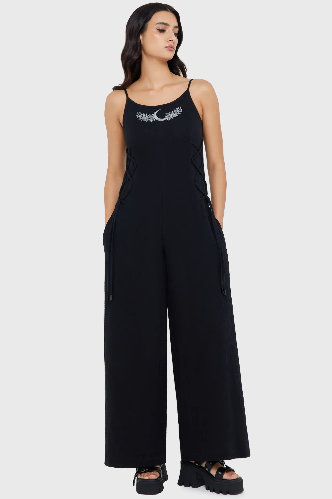 Moonlight Fang Dungarees Layered Wear