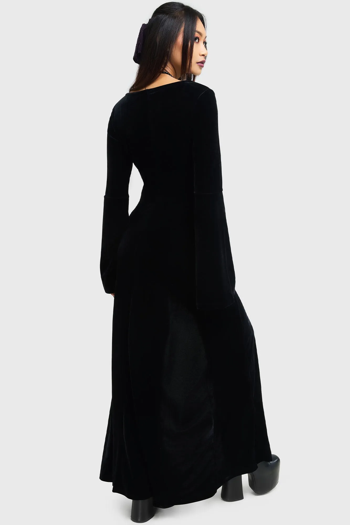Open Back Signature-Style Morvessa Maxi Dress