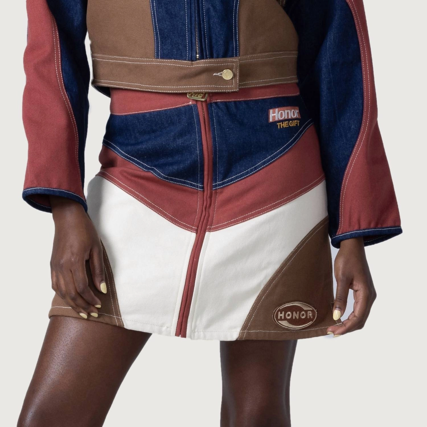 Smooth Motion Motor Skirt In Red