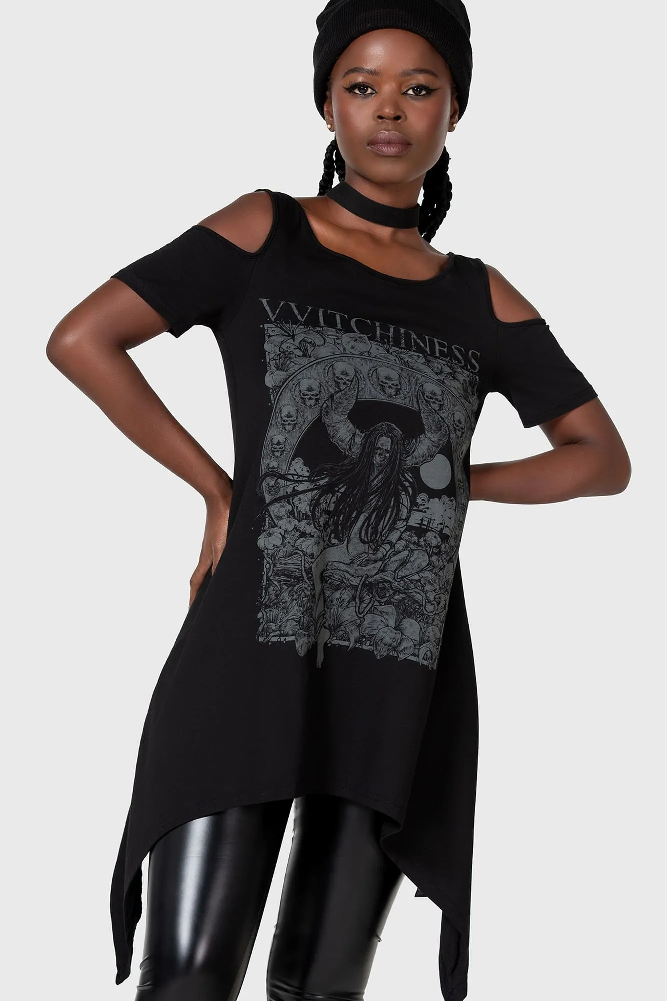 Witchiness Cold Shoulder Top ZeroDistressFinish