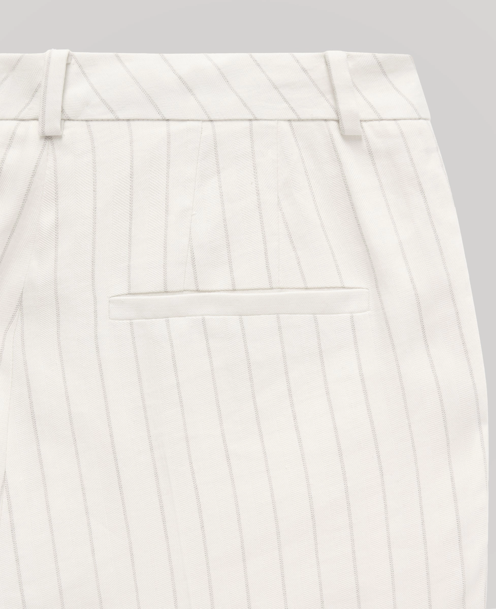 Tagless label Smooth Fit Lining Corine Stripe Linen Trousers