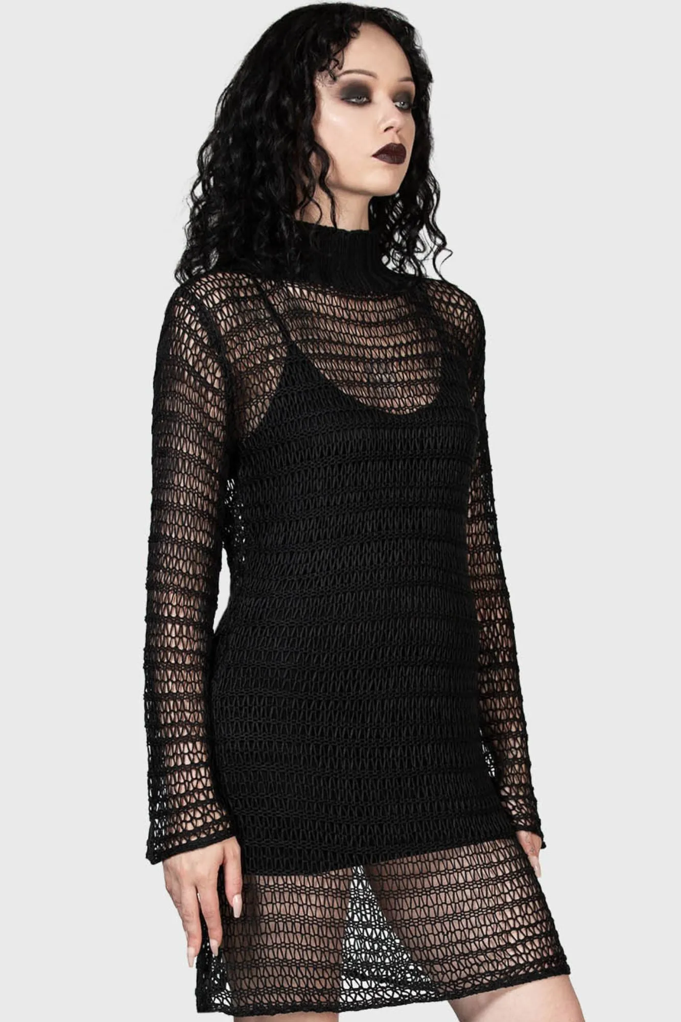Sultrate Slip Dress Statement-Buttons