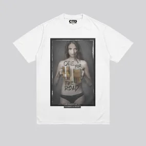 Outdoor Wear Relaxed fit style MY NUMBER 10 T-SHIRT WHITE