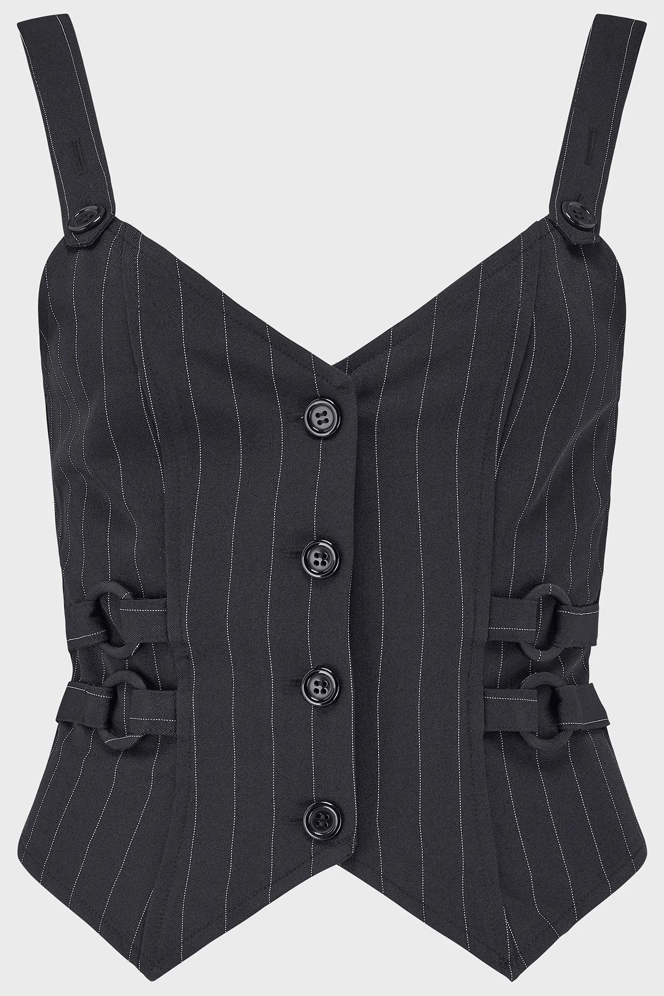 Yarn Dyed Stripes Mystiqueaux Vest