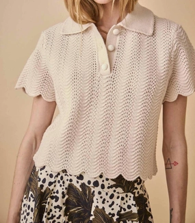 Nadine Sweater In Griege Relaxed Fit