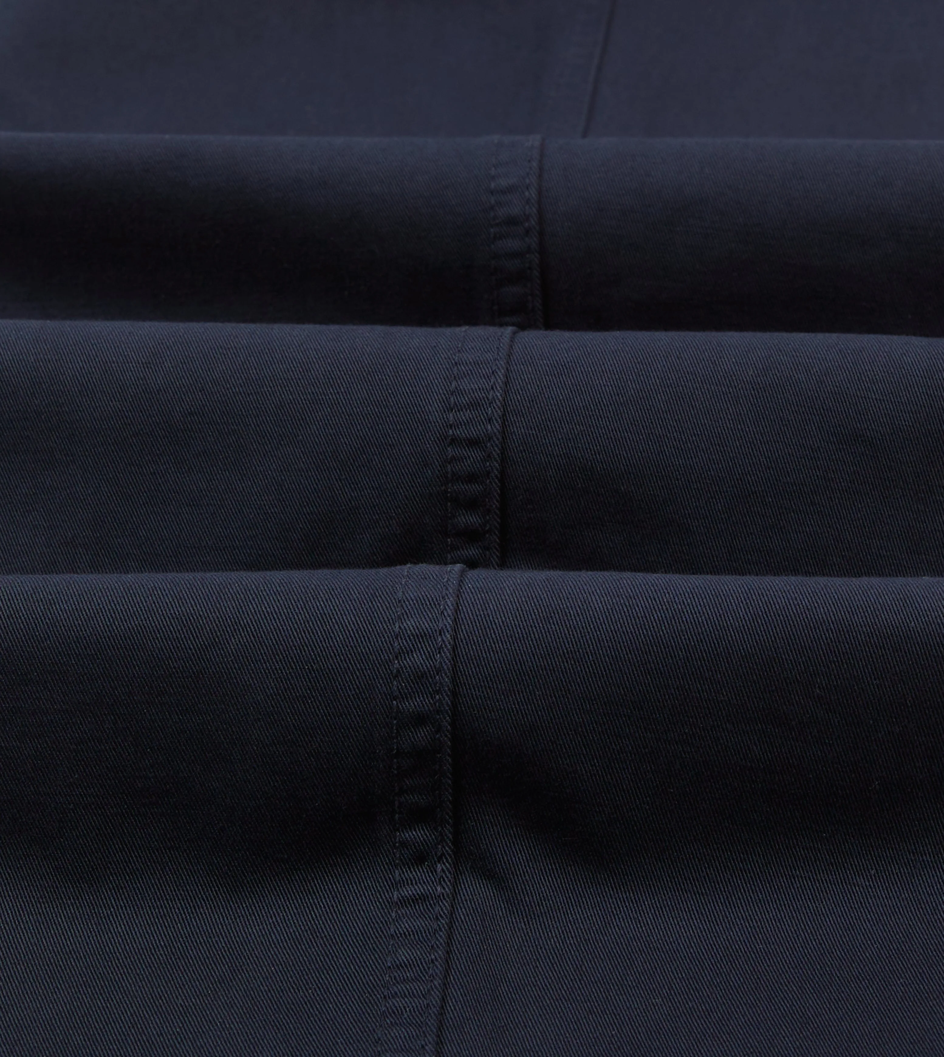 Anti Snag Fabric Navy Cotton Flat Front Chino