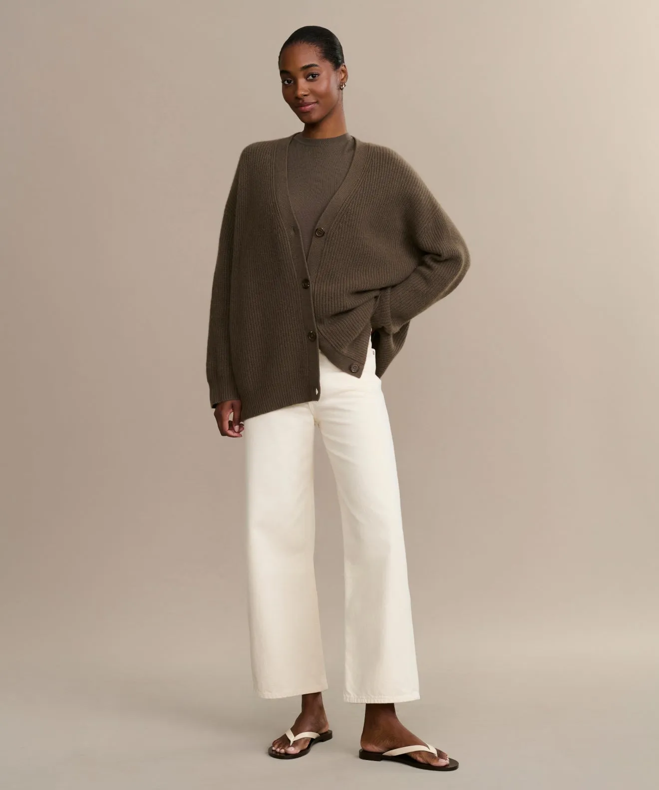 Cashmere Cocoon Cardigan Breathable Liner Integration Reinforced Stress Points
