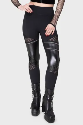 Neo Noir Leggings Airport Travel Beginner Level