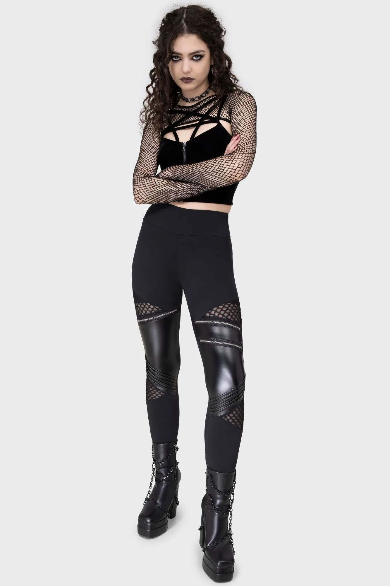 Neo Noir Leggings Non see through Calm Fit