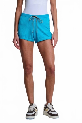 Neon Lights Short In Ultra Blue Personalized Fun Design