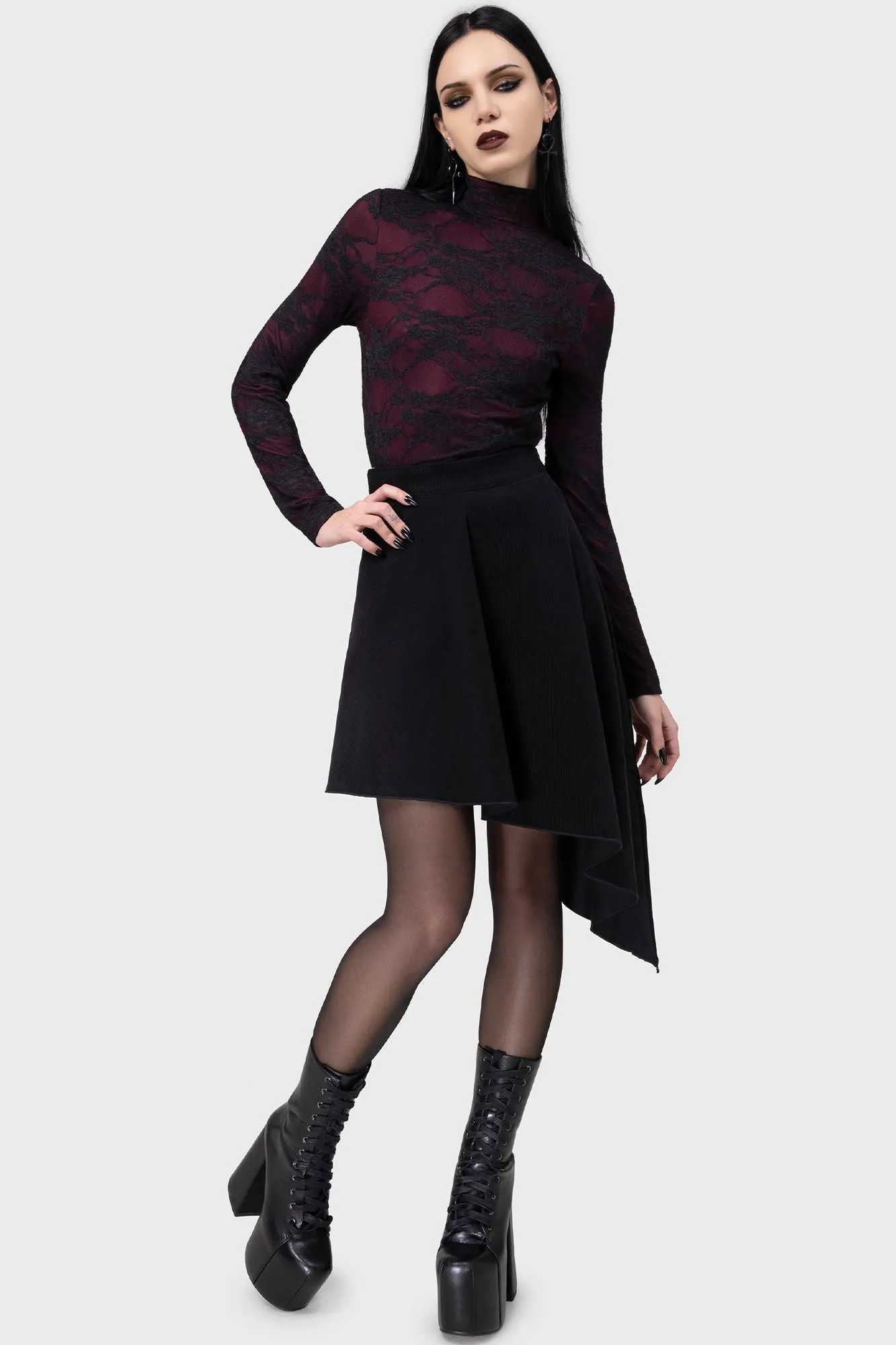 Travel Style Nether Realm Skirt