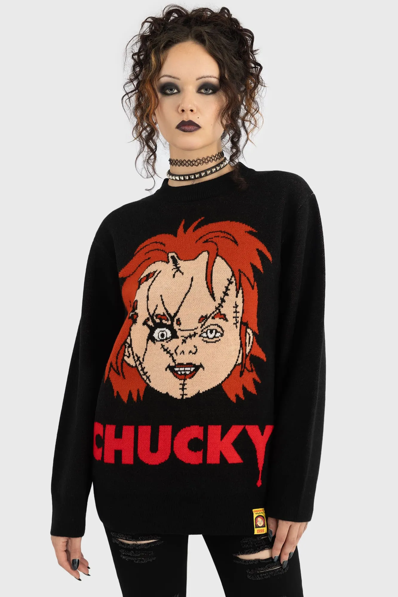 I Like To Be Hugged Knit Sweater Seasonal Comforted