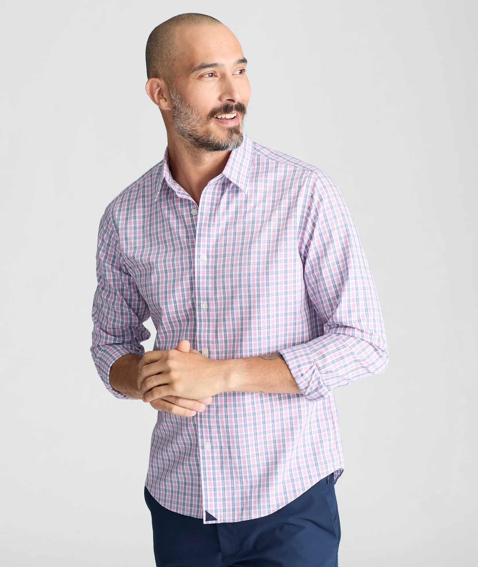 Performance Fabric Printed design Wrinkle-Free Dolcetto Shirt