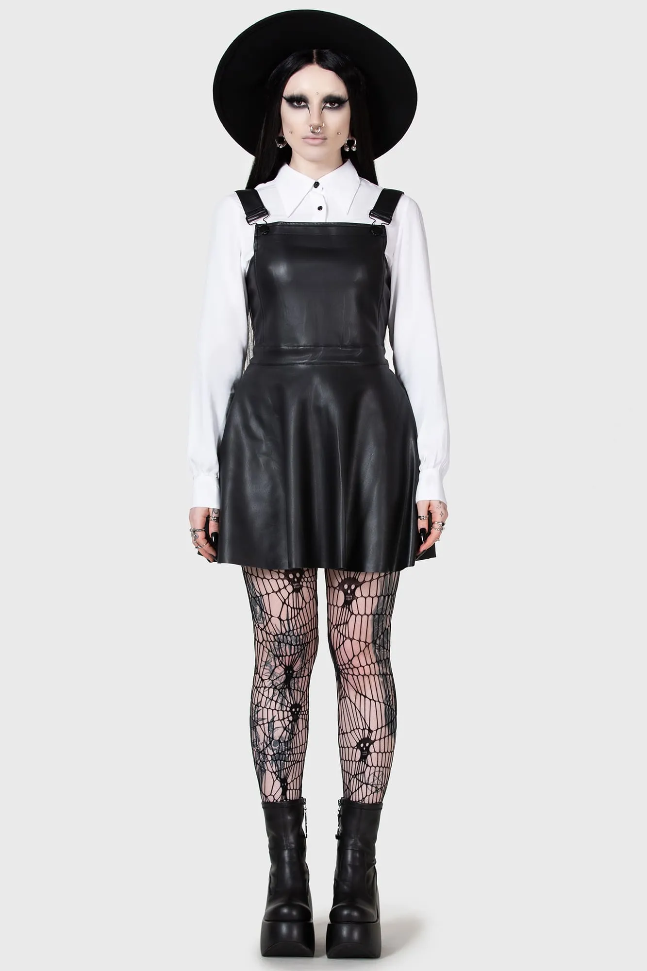 Neve Pinafore Dress Soft Stitch