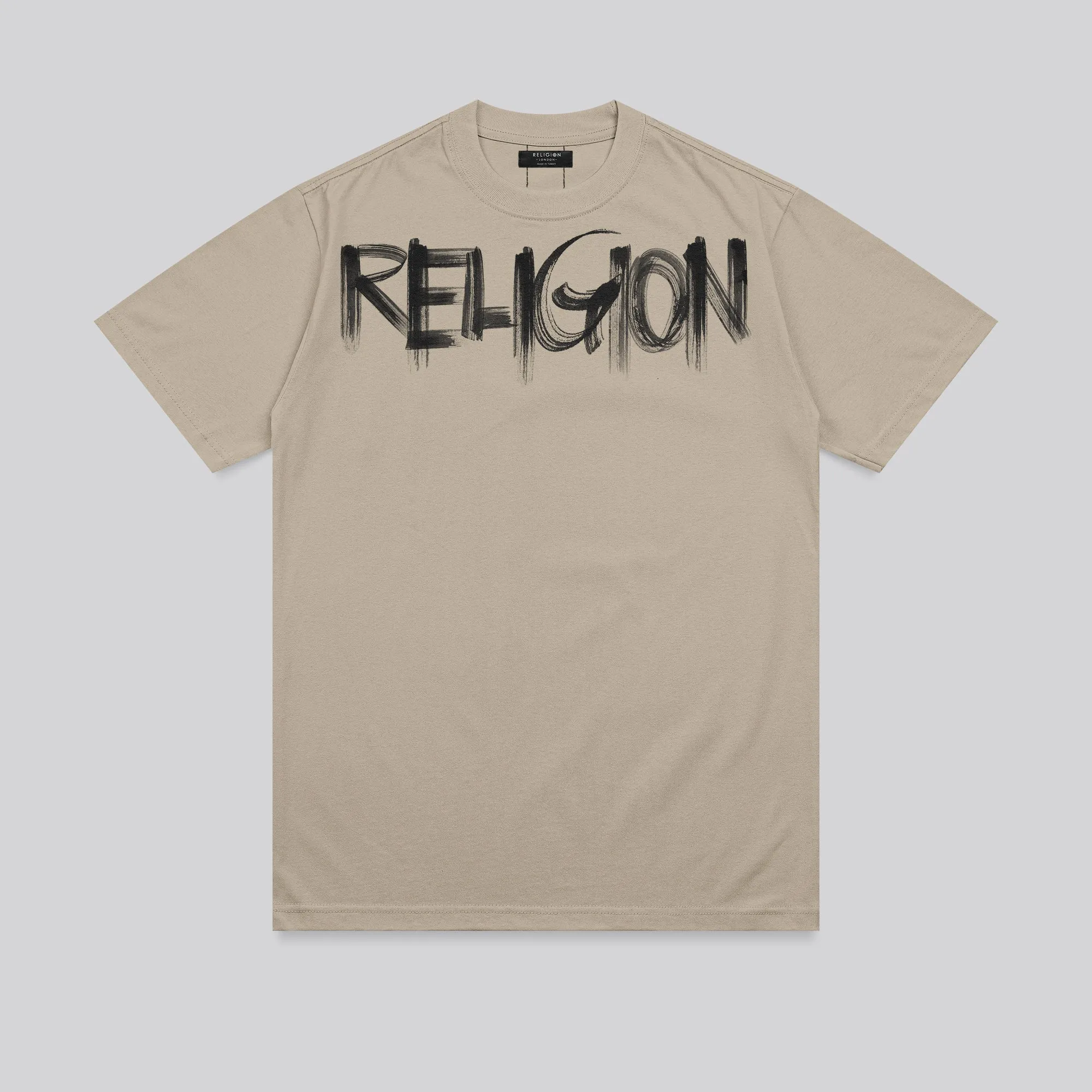 RELIGION BRUSH T-SHIRT FAWN Essential layering piece