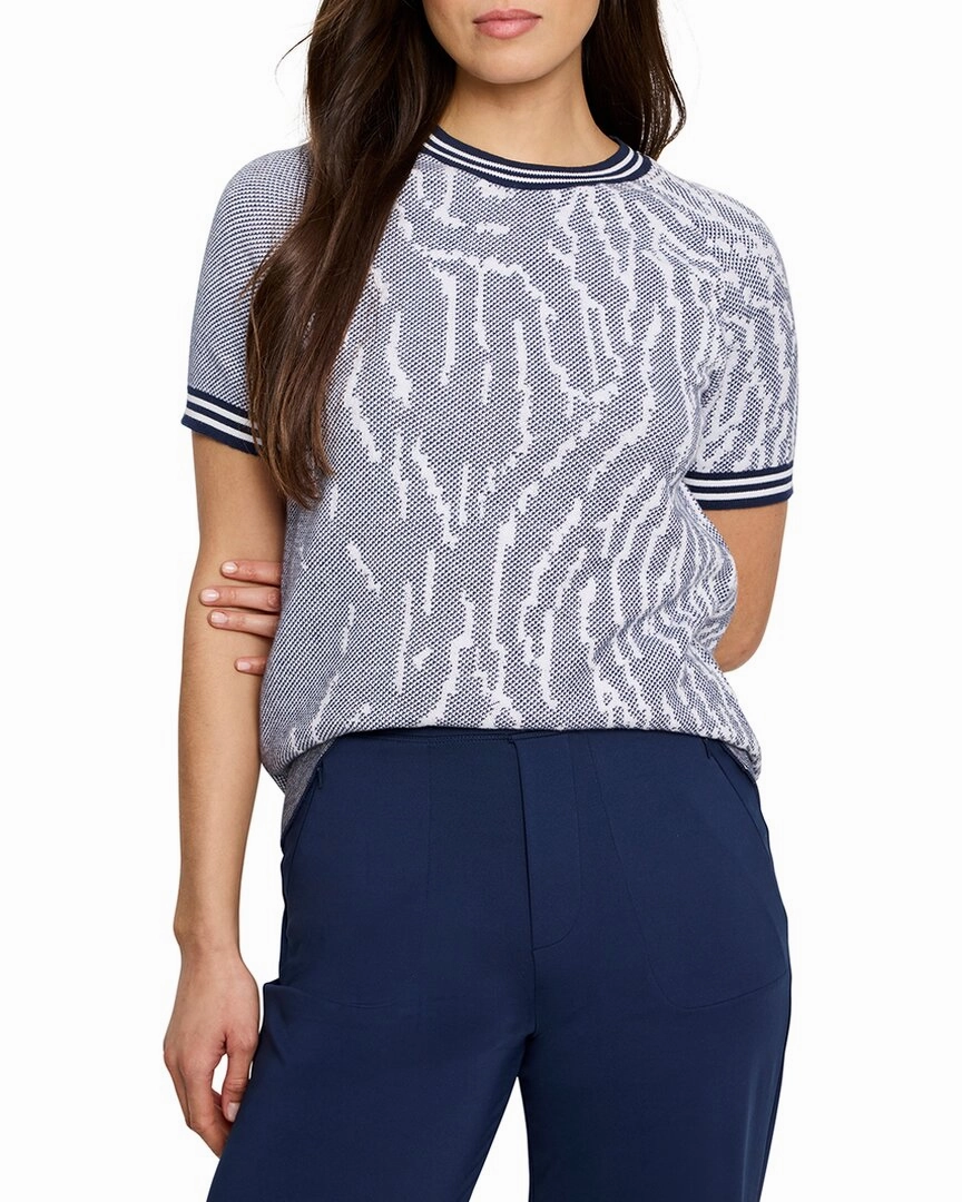 winter warmth Effortless knitwear NIC ZOE Demi Jacquard Sweater T-Shirt