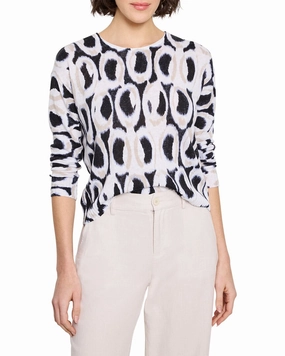 Layered Style Wear Fade Resistant Dye NIC ZOE Ikat Rings Supersoft Sweater