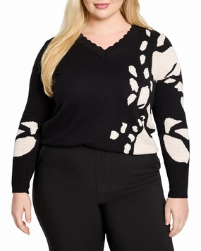 Casual Layering Soft Touch NIC ZOE Plus Evening Petal Sweater