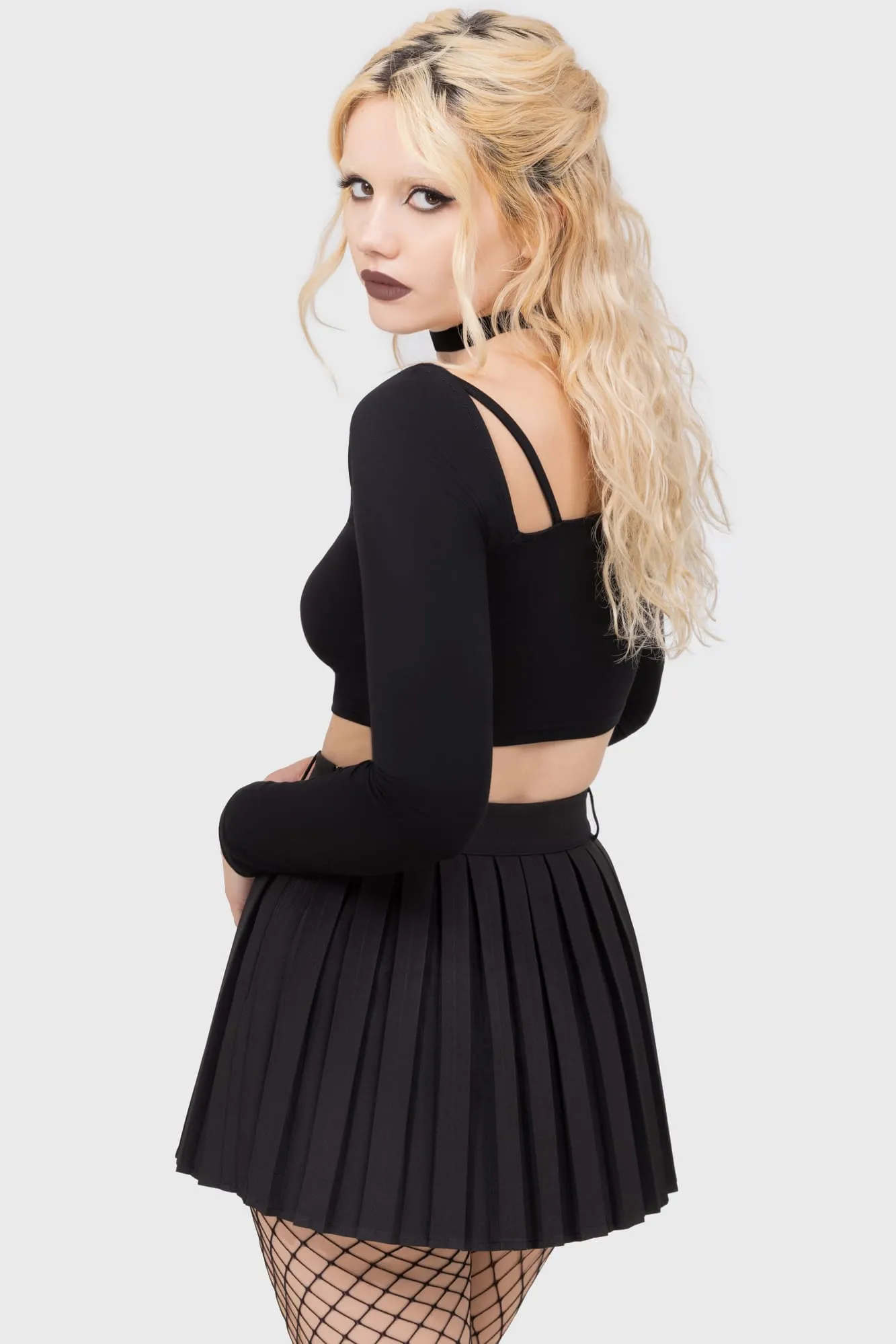 Nightshade's Curse Mini Skirt [BLACK] Custom made
