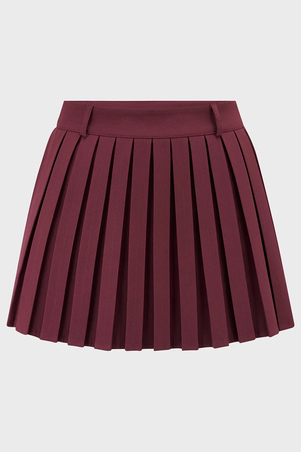 Timeless Trend Nightshade's Curse Mini Skirt [DARK RED]