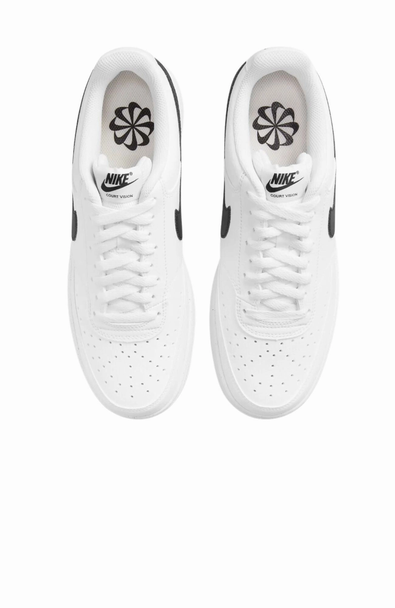 Nike Court Vision Low Next Nature White Energy Returning Midsole Impact Resistance