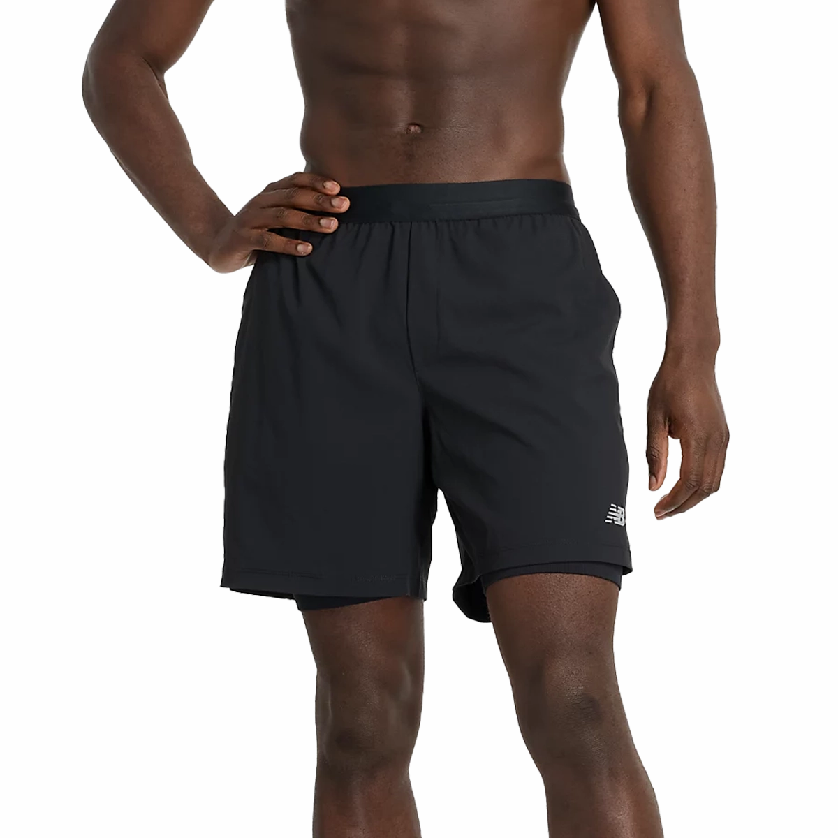 Fashionable Cut Snug Waist Men's AC Lined 2-in-1 Short 7"