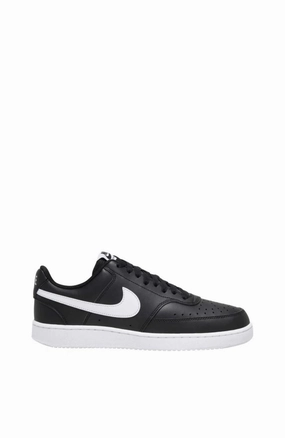 Nike Court Vision Low Next Nature Black Anatomically Shaped Footbed Supportive structure