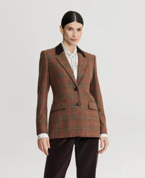 Breathable fabric tech Wellington Tweed Longline Jacket
