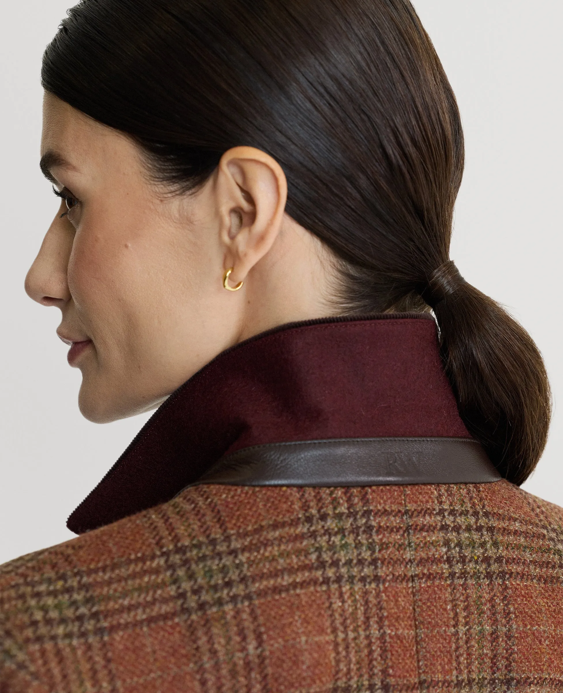Wellington Tweed Longline Jacket Thermal Core Technology Water Resistant Design