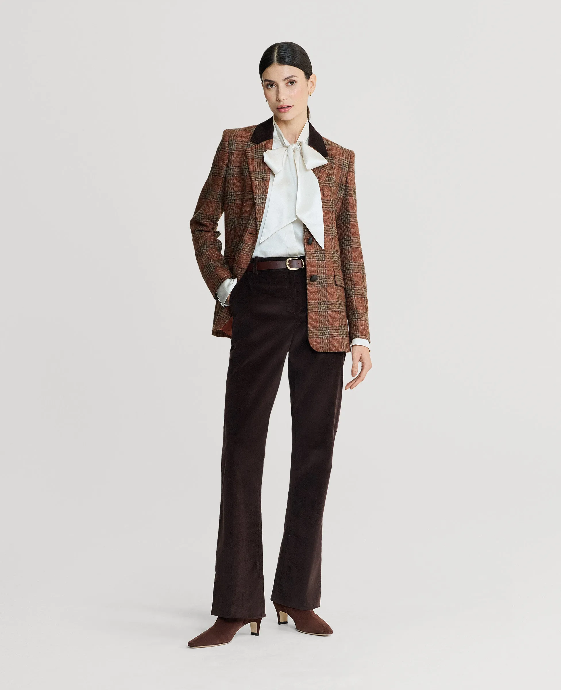 Glove Friendly Cuff Design All Day Comfort Wellington Tweed Longline Jacket