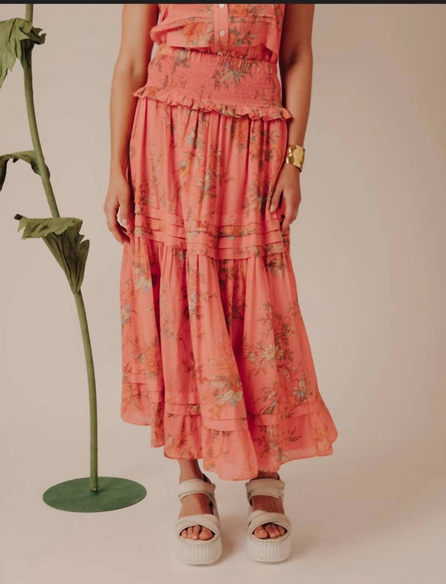 Nolan Skirt In Mayfair Floral Print Fresh Style