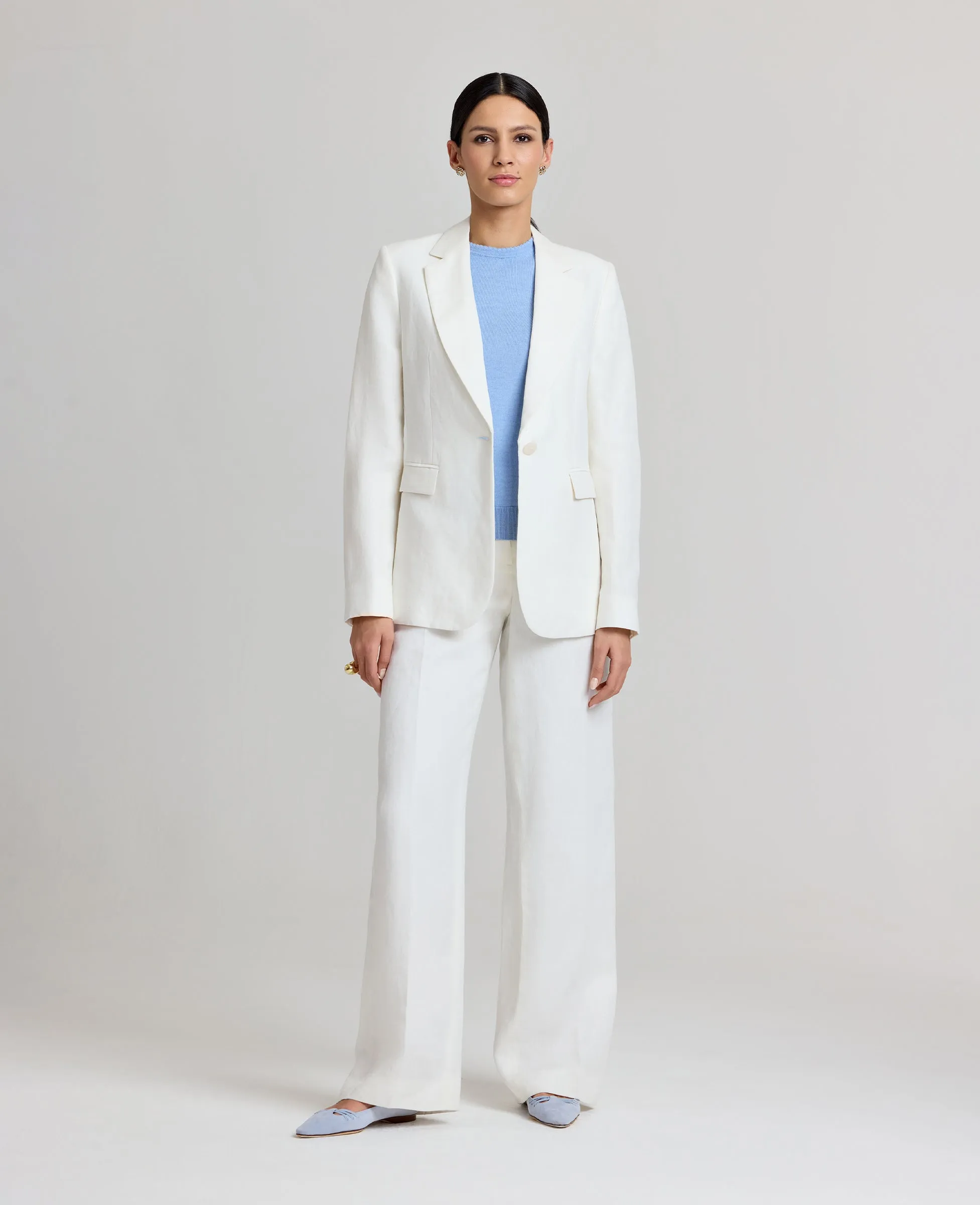 Comfy Fit Piece Elizabeth Linen Jacket