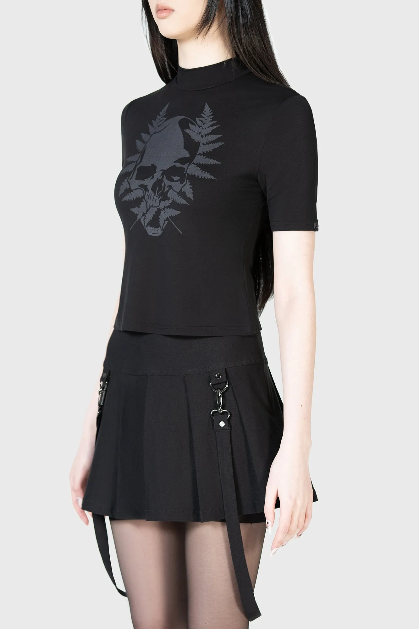 Embroidered Live Twice Top