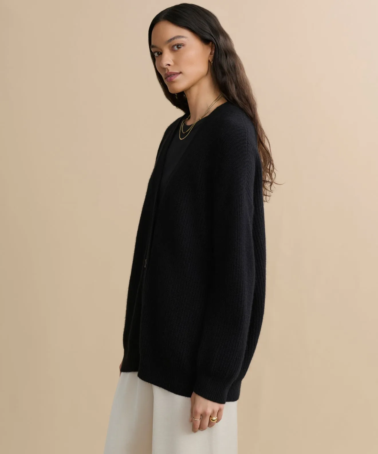 Cashmere Cocoon Cardigan Winter Layer