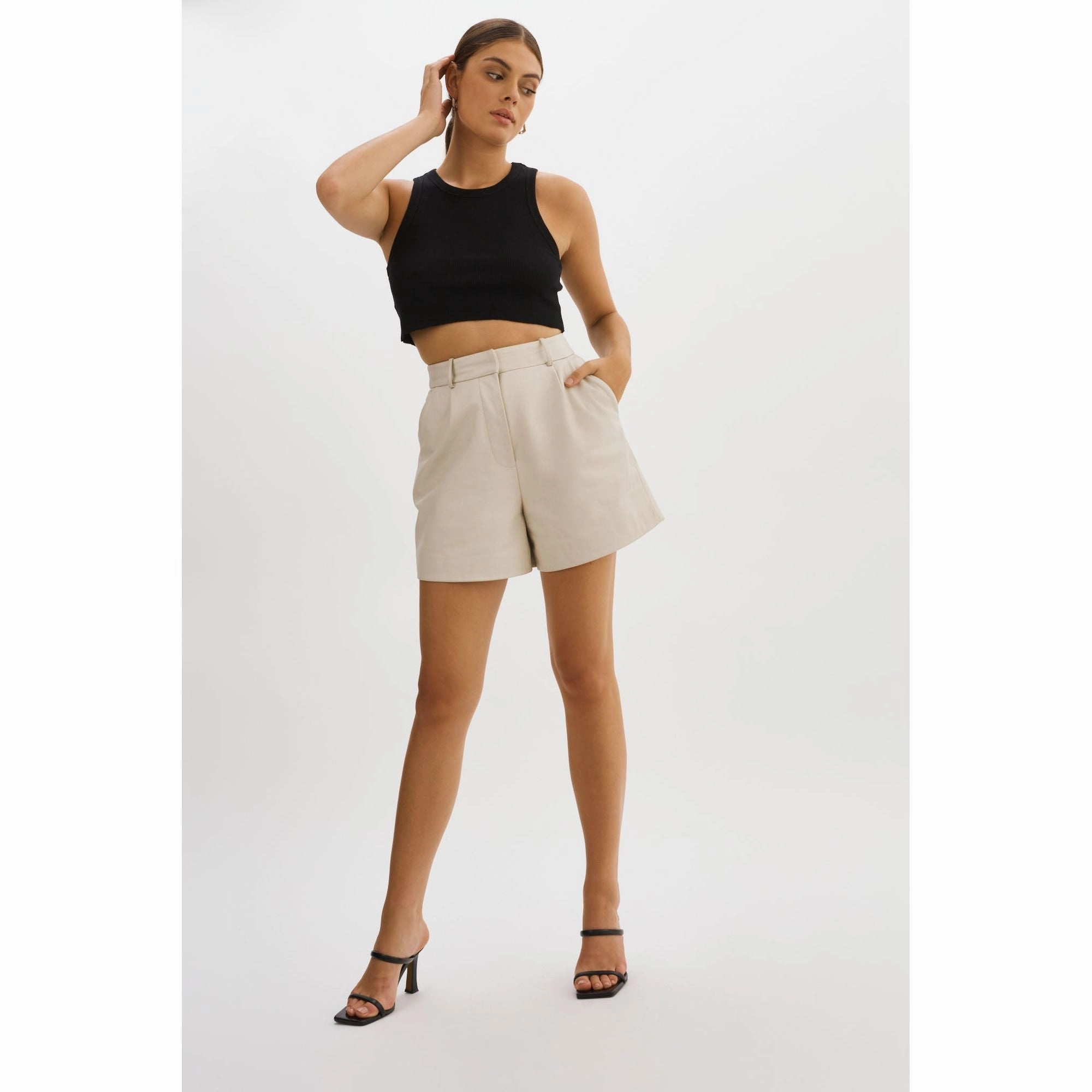 spring shorts Marlene | Leather Shorts